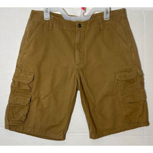 Wrangler Authentic Mens Multi-Pocket Cargo Short Size 36